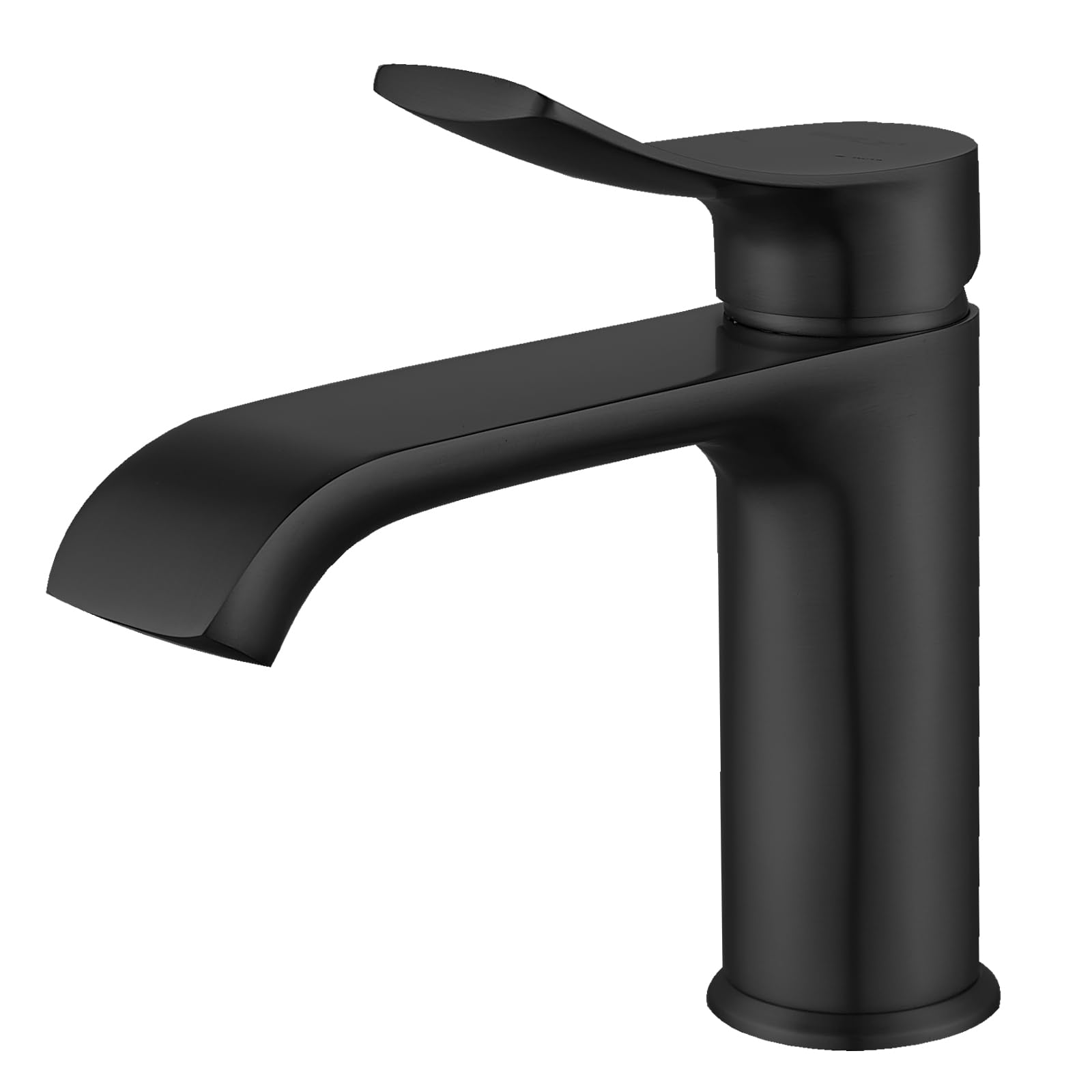BELZ Modern Basin Mixer Tap – High-Grade Brass Bathroom Faucet with Dual Hot & Cold Controls Leak-Resistant Technology, Water-Efficient, and Rust-Resistant for Trendy Washrooms Matte Black