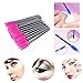 Yuelong 300 Pack Colored Disposable Nail Tips Acrylic Nail Tools Extensions Applicator Makeup Nail Tips Kits