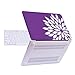 HDE Plastic Hard Shell Case for MacBook Air 13 Inch (Models: A1369/A1466), Purple and White Flower
