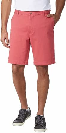 Flat Front Stretch Chino Shorts 