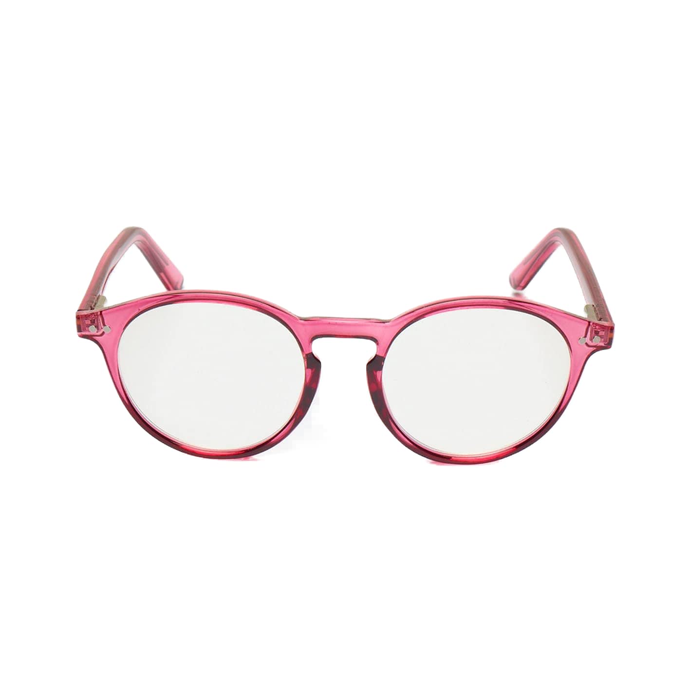 Reading Glasses Shop Style CP2 Transparent Reading Glasses, 2.50 Strength, Pink