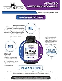 Keto Pills - (2 Pack | 120 Capsules) Advanced Keto Burn Diet Pills with MCT Oil Powder - Best...