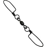 Fisher Scientific Billfisher DSS135-4Pk Double Snap Fishing Swivels, Multi-Color, One Size