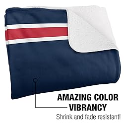 Duquesne University Primary Logo Stripes Sherpa