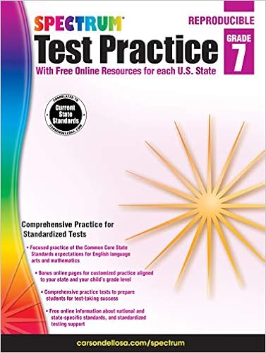 Spectrum Test Practice Workbook, Grade 7