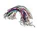 yueton Pack of 30 Mixed Color Leather Plaited Cords Ropes for Wrist Charms