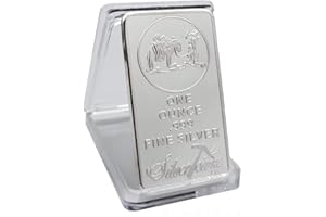 One Troy Oz Silver Bar Replica, Silver Bullion for Paperweight