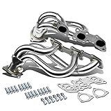 For Nissan 300ZX Performance 3-1 Design 2-PC Stainless Steel Exhaust Header Kit (Polished Chrome) NT