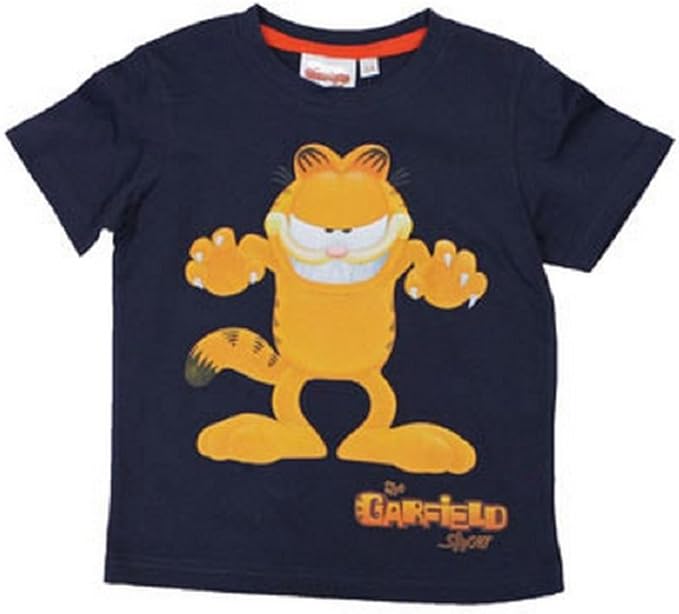 Boys Garfield TShirt Dark Blue (3 Years) Amazon.co.uk Clothing