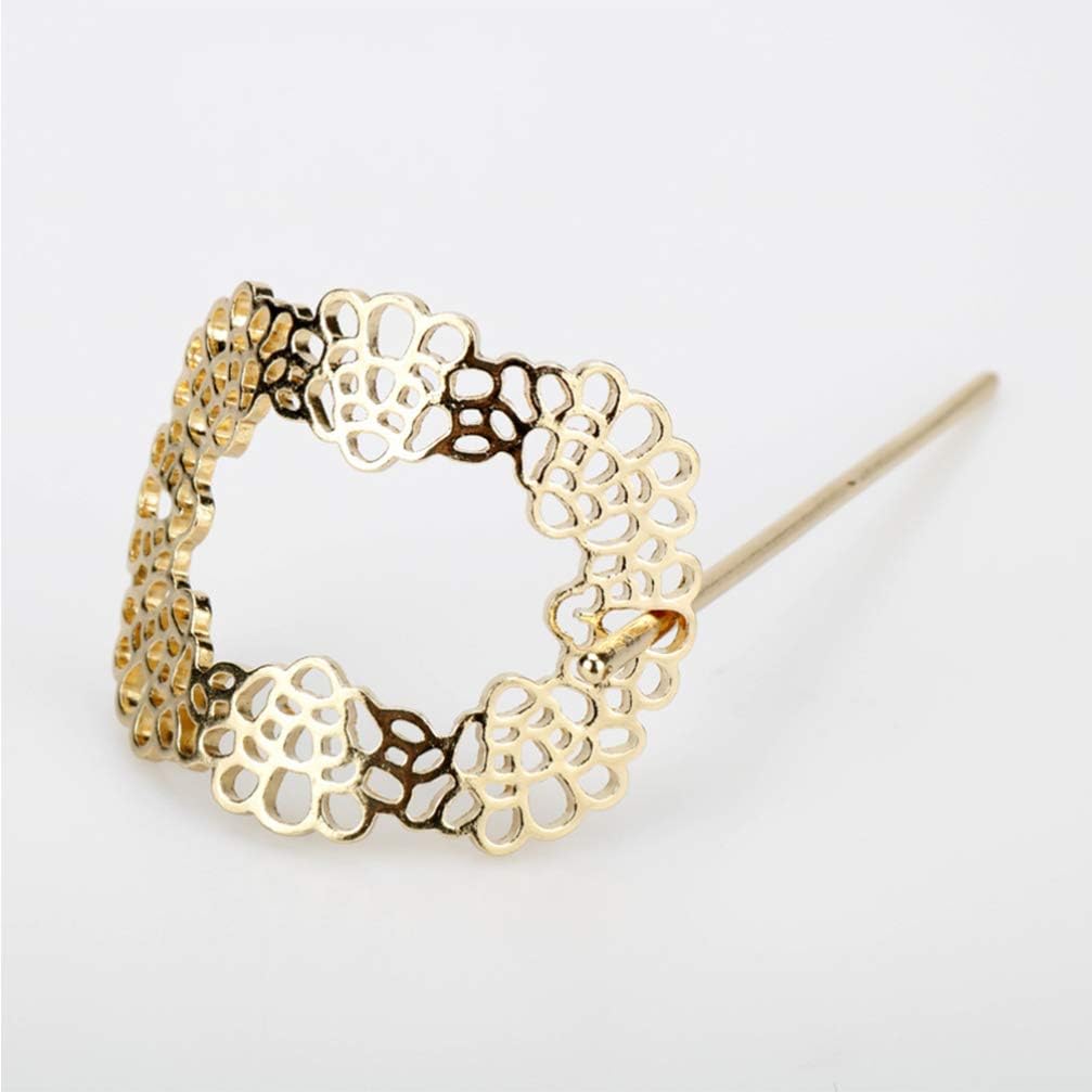 Lurrose Vintage Hair Clip Viking Alloy Hairpin Hair Accessories Stick for Women Ponytail Holder Spring Barrettes - Image 5