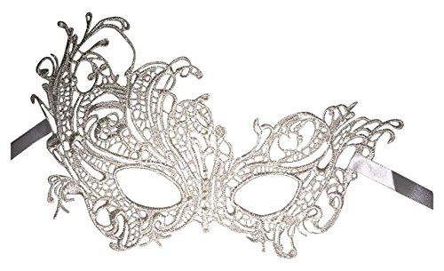 Hagora, Women's Sophisticated Lace Design Special Shaped Masquerade Gala Mask