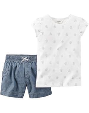 Carters Baby Girls Clothing Set 2 Pc Playwear Sets 239g142 Print