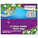 BestPysanky 12 White Plastic Easter Eggs