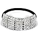 Designer Fashion Elastic Rhinestone Hairtie Ponytail Holder Headband Jewelry Accessories for Women Girls Hair Band by Hair Accessories