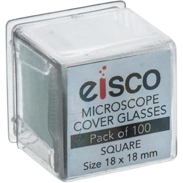 Pearl 10 Paquet De 100pc Rond Microscope Coverslip Slides