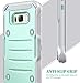 Samsung Galaxy S8 Case, E LV Belt Swivel Clip - Dual Layer Armor Holster Defender Full Body Protective Case Cover for Samsung Galaxy S8 - [MINT/GREY]