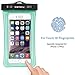 Vansky Floatable Waterproof Case, Cellphone Dry Bag with Armband and Audio Jack for iPhone 12 11 X XR 7/7 Plus, Samsung, TPU Construction IPX8 Certified Waterproof Phone Pouch Green