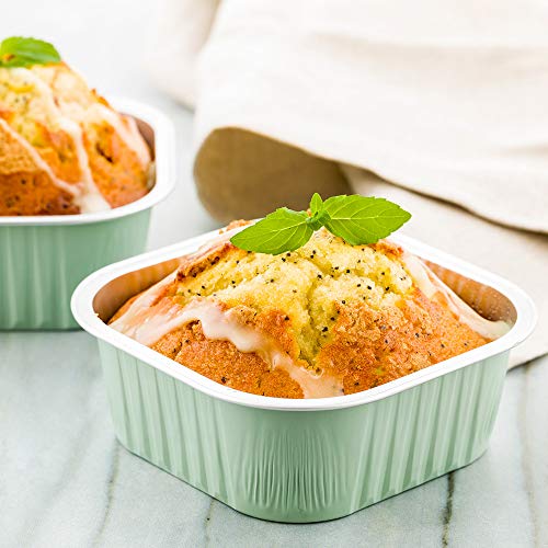 10 Ounce Disposable Ramekins, 100 Square Creme Brulee Disposable Cups