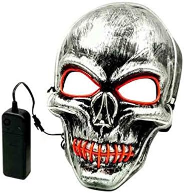 Capital Wireless Halloween LED Skull Mask | Stitching Skull Multi Color | US SELLER