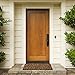 Printed Coir Door Mat, Leaves - 18 Inch Width, 30 Inch Length - Durable, Easy to Clean, & Decorative Outdoor Welcome Mats - Heavy-Duty for All Weather - Doormat Traps Dirt, Debris, & Mud