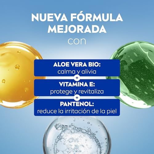 NIVEA SUN After Sun Sensitive Gel-Cream (1 x 175 ml), creme calmante com aloe vera, creme hidratante para pele sensível e com alergia ao sol