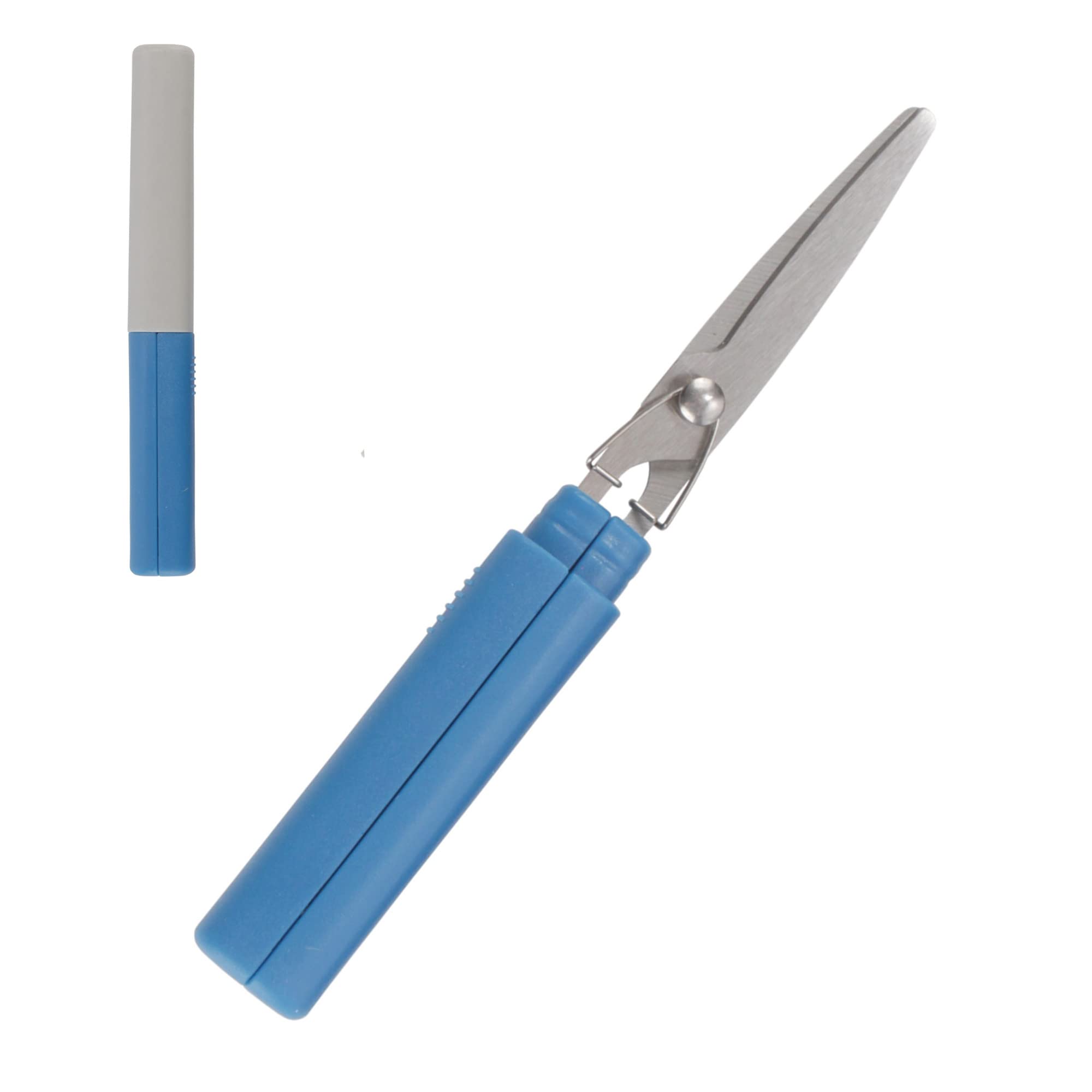 Mini Pen Portable Travel Scissors - Dark Blue - 1 Pair