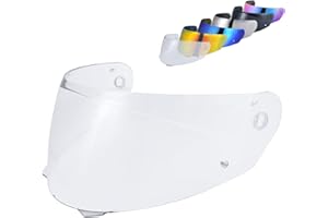 MXJ Gear HJ-33 Visor Shield Replacement, I90 Visor Face Shield Compatible With HJ-33 Helmet Visor Accessories (Clear)