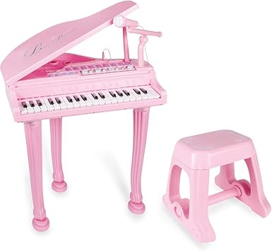 pink childrens piano