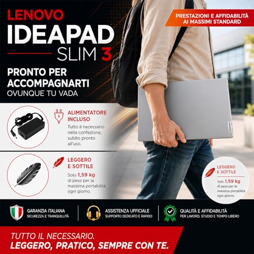 Lenovo, Ryzen 7 170.8 Core Laptop, 16GB DDR5 Ram, 15.3 Inch IPS Display WUXGA FHD+, 512GB PCI Nvme SSD, Wi-Fi 6, Bt, USB Type-C, Backlit QWERTY Keyboard, Ready to Use