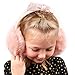 Pink Fluffy Headphones with 3.5mm Connector for Odys Visio (X610086) | Vito | Windesk 9 plus 3G 2in1 - V2 | Windesk 9 plus 3G 2in1 | Windesk X10 - 2in1 | WINKID 8 Windows Tablet - by DURAGADGET