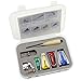 Bias Tape Maker Tool Kit Set, Sewing Fabric Bias Tape Maker Tool with Binder Foot, 6MM/12MM/18MM/25MM 4 Sizes DIY Patchwork Sewing Accessories Tools Set for Quilt Binding