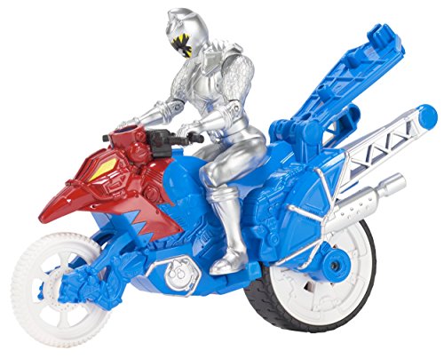 Power Rangers Dino Super Charge Dino Stunt Bike with Silver