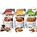 Naturally More Nut Butter Variety Pack 100% All Natural - Probiotics + Flax Travel Size Snack Packets (3 Packs)- Vegan - Gluten Free - Plant Based Protein -