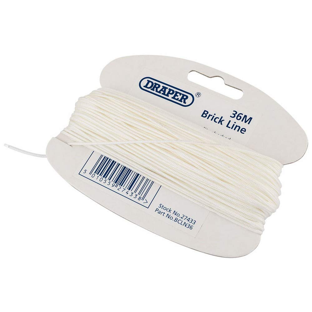 Draper 27433 Brick Line, Blue, 36m Length
