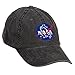 e4Hats.com NASA Insignia Embroidered Washed Cap - Black OSFM