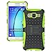 Galaxy On5 Case, OEAGO Samsung Galaxy On5 Case [Shockproof] [Impact Protection] Tough Rugged Dual Layer Protective Case with Kickstand for Samsung Galaxy On5 - Green