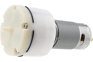 ZVKV RS555 Micro Vacuum Pump Motor 12V/24V 15L/Min Low Noise Electric Air Pump Vacuum Machine for Fish Tank Oxygen (12V)