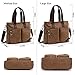 ToLFE Women Top Handle Satchel Handbags Tote Purse Shoulder Bag (Black)