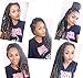 ROSDINA Passion Twist Hair - 18 Inch 6 Packs Ombre Blonde Long Bohemian Hair For Passion Twist Crochet Hair Butterfly Locs, Synthetic Braiding Hair Extensions (18 Inch,T27-6P)