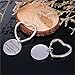 Meolin 2 Pack Not Sisters By Blood But Sisters By Heart Good Friends Keychain Friendship Gift