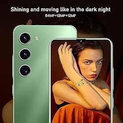 SANSHREUNI C23 Android 13 Phone Unlocked, 6GB+256GB