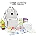 LOOTUS Diaper Bag (Light Gray)