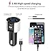 Ablue Bluetooth FM Transmitter, Bluetooth Universal Car Charger MP3 Player Adapter Car Kit Hands Free Calling, Dual USB Ports Charge
