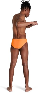 Speedo Essential Eco Endurance+ 7cm Briefs Chlorine Resistant Papaya Punch 34 view 3