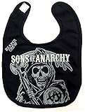Sons of Anarchy Licensed Black Reaper Baby Bib