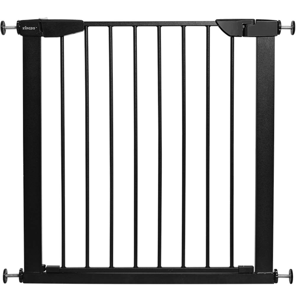 Fairy Baby White Extra Wide or Narrow Baby Gate Pressure Mounted Pet Gate Walk Thru Child Safety Gate with Extensions