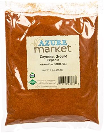 Azure Market Organics Cayenne, Ground, Organic - 1 lb