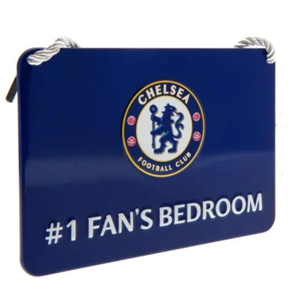Chelsea No 1 Fan Bedroom Sign - Multi-Colour