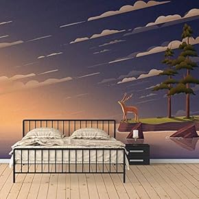 Wall Mural Dream World Removable Wallpaper Wall Sticker for Bedroom Living Room - 66x96 inches