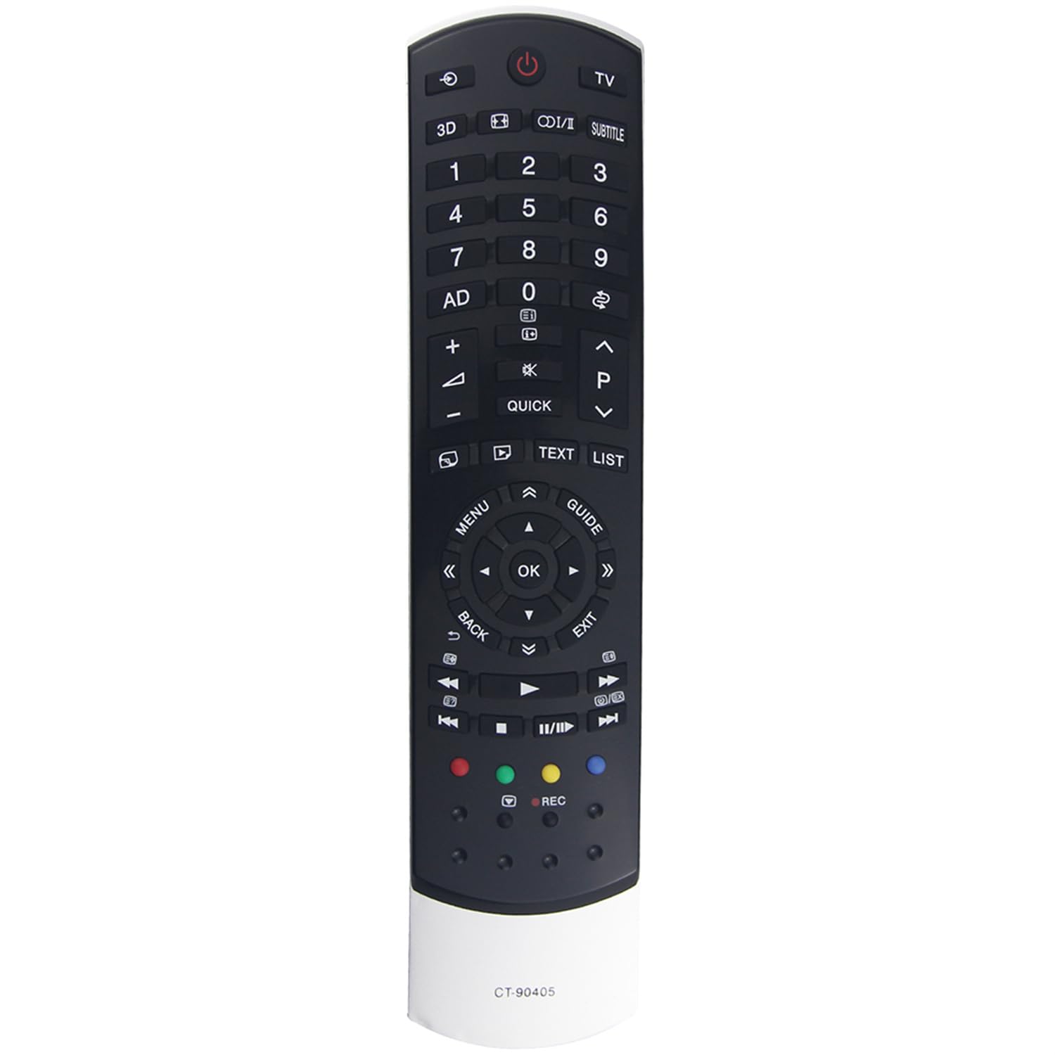 CT-90405 Remote Control Replacement for Toshiba TV 40TL938G 46TL933F 40TL938F 40TL963G 47XL975G 32TL963G